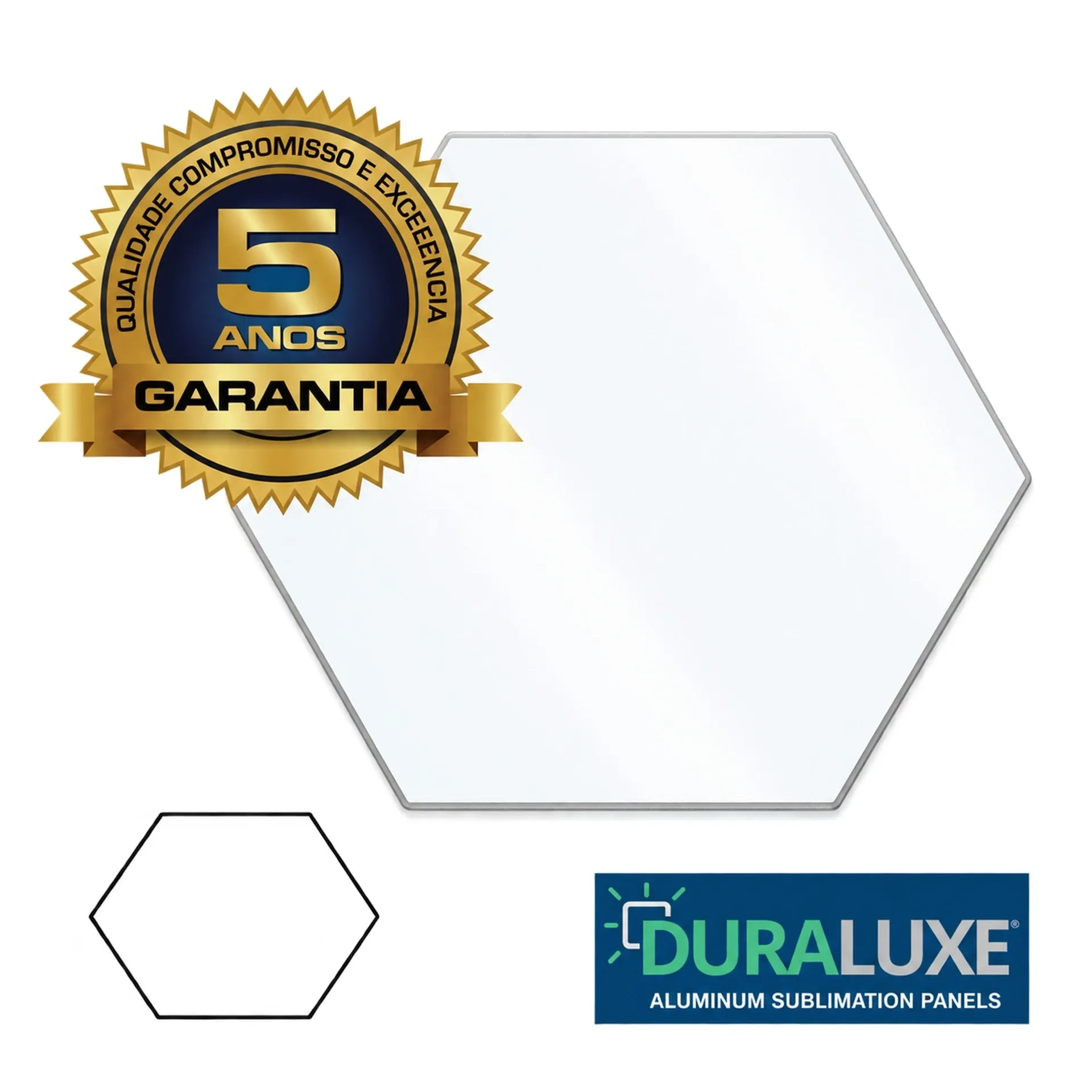DURALUXE columbarium plate L 52cm x H 46cm (White Glossy, NO Holes)