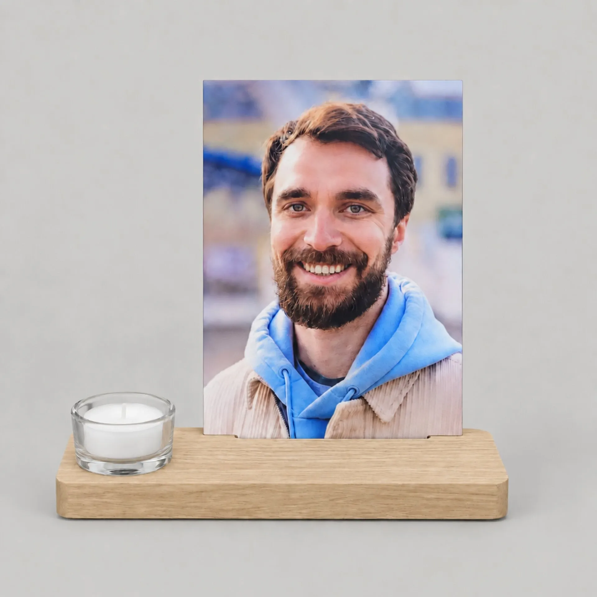 Support photo bougie DURALUXE 180mm x 130mm (Blanc Brillant)