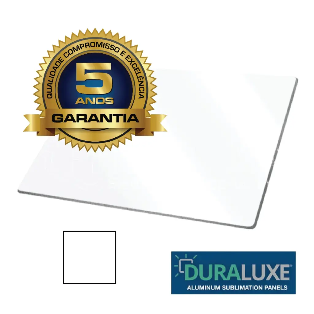 [DUSQ-200-200R3WG] DURALUXE Square  200mm x 200mm (White Glossy)