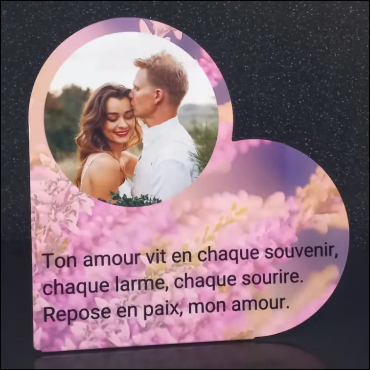 DURALUXE Support photo 200mm x 200mm Modèle C