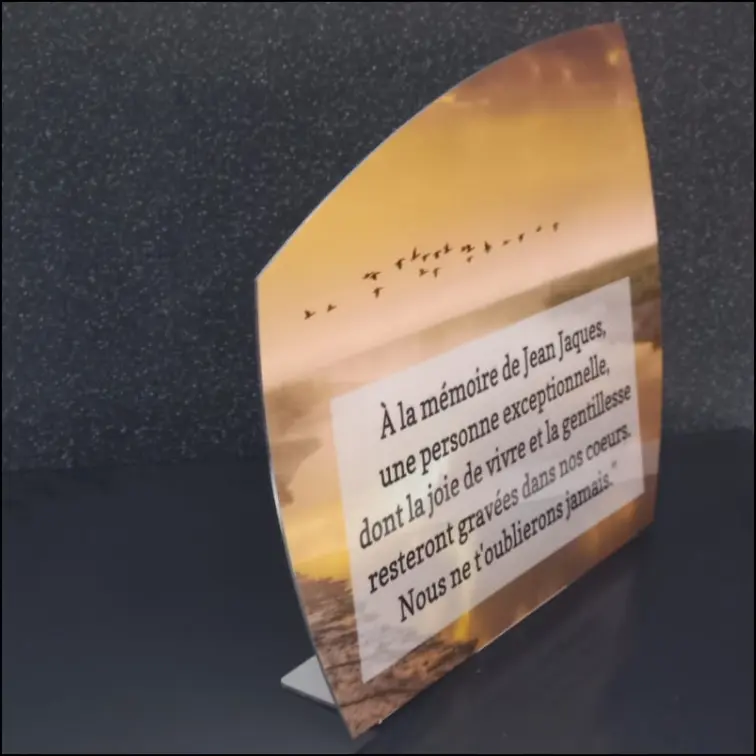 [DUPS-250-200-MA] DURALUXE Photo Stand 250mm x 200mm Model A