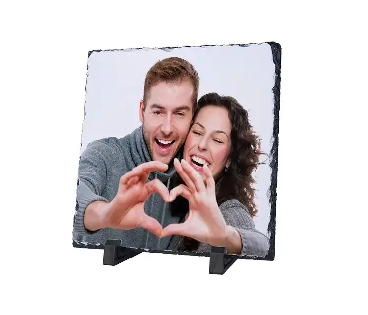 [SLSQ-200-200G] Slate square 20cm x 20cm (White Glossy)