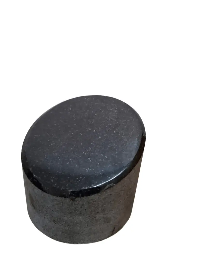 Socle en granit rond 80 mm x 85 mm / 25 mm