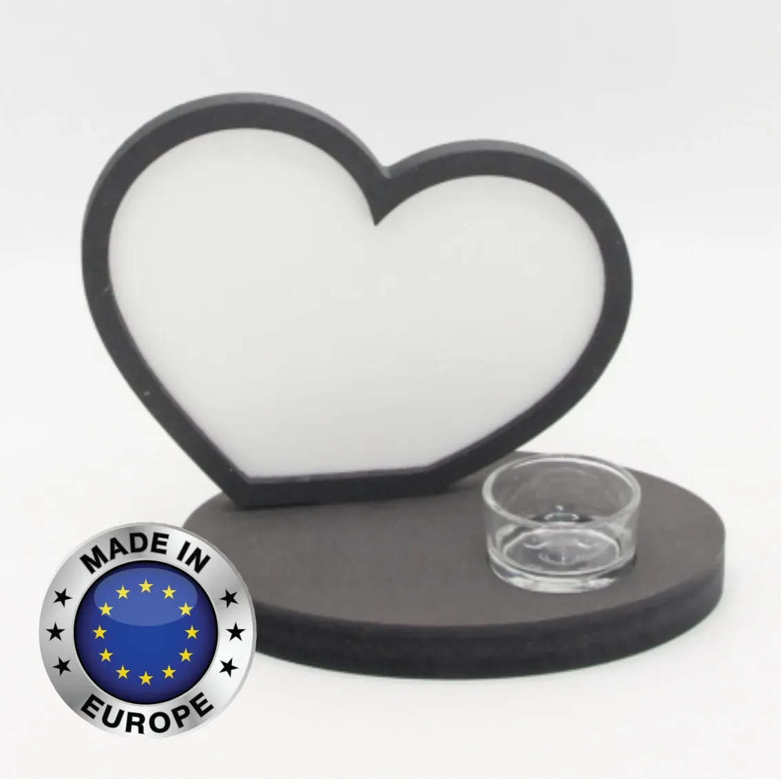 Theelichthouder met hart