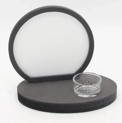 Photo Stand Candle Holder Round