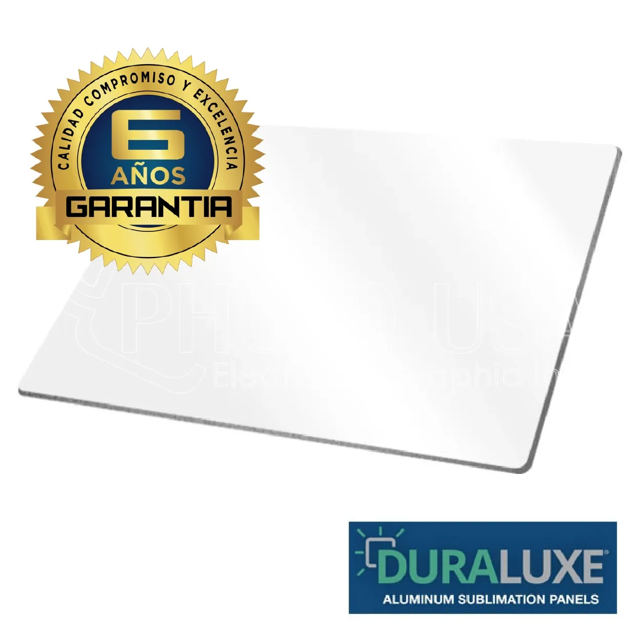 Plaque photo PEL 250mm x 200mm (Blanc Brillant)