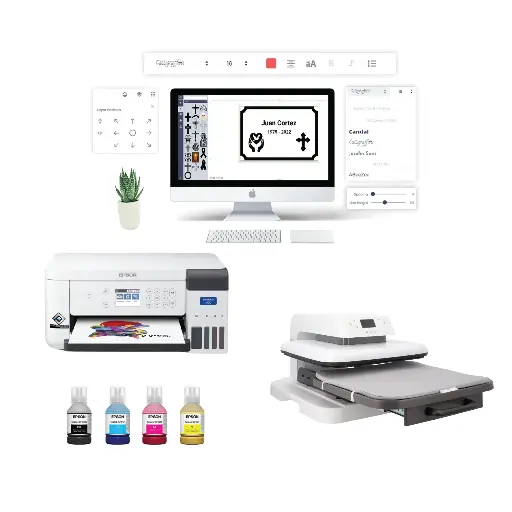 [Sistema 3D-SUB-A4] Standard avec presse à chaud automatique 38 cm x 38 cm